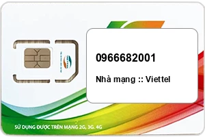 Sim Viettel 0966682001 